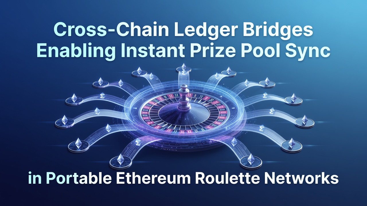 Technische Darstellung von Cross-Chain-Ledger-Brücken zwischen Ethereum-Netzwerken und portablen Roulette-Plattformen