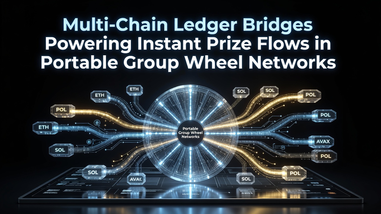 Darstellung von Multi-Chain-Ledger-Brücken in portablen Gruppenrad-Netzwerken mit Datenflüssen zwischen Blockchains